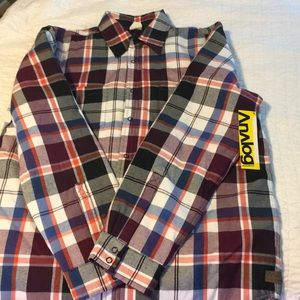 Analog lined/reversible flannel NWT
